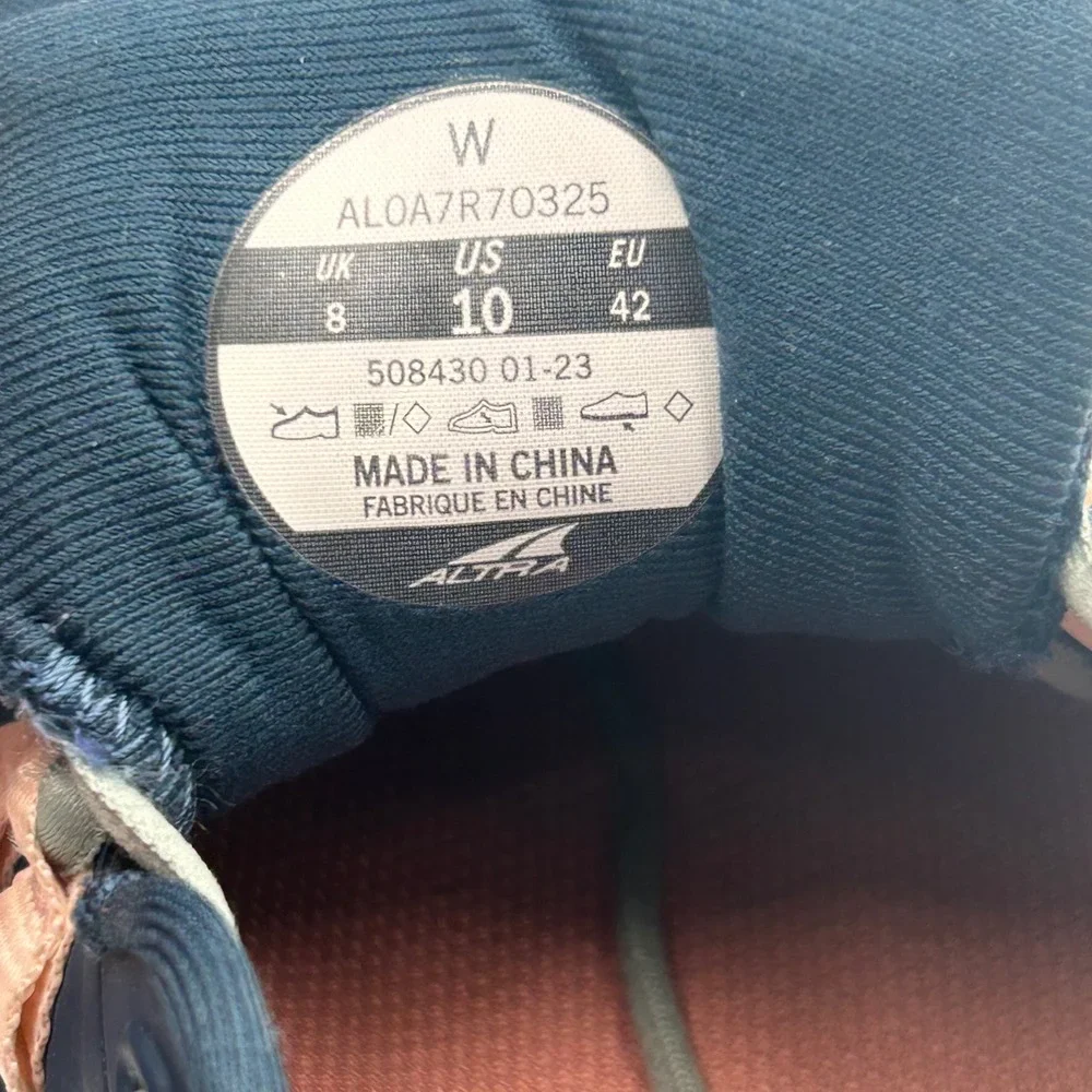 Altra Provision 7 Womens Running Shoes Navy Coral AL0A7R70325 Size 10